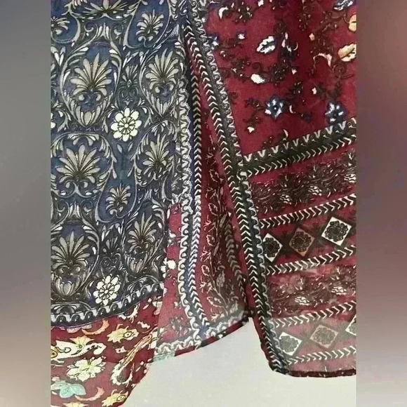 Umgee Mix Print Kimono (R10) - Picture 9 of 10